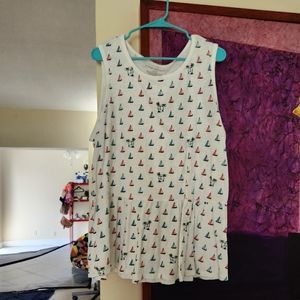 Lane bryant nautical themed tank top. NWOT Size 18/20.